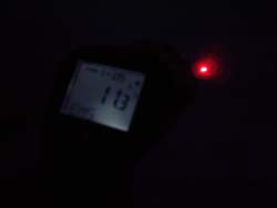 Infraroodthermometers bij een nachtelijke meting