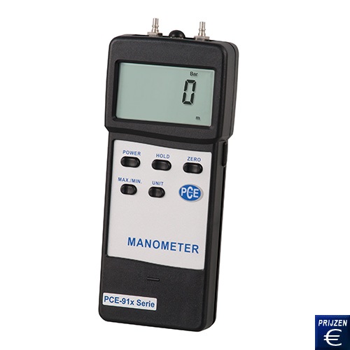 Manometer voor lucht en vloeistoffen PCE-910 / 917