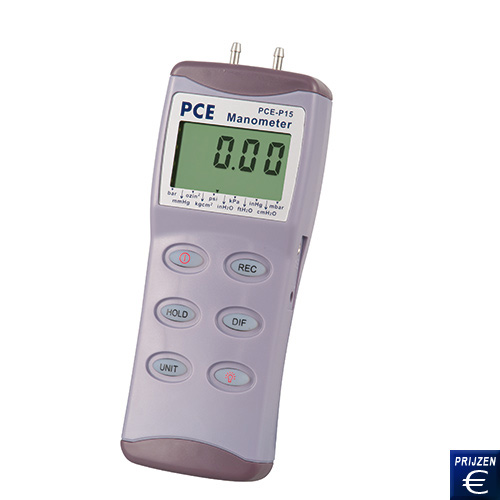 Manometer serie PCE-P15, P30 of P50