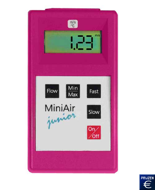 1-kanaalse flowmeter MiniAirJunior