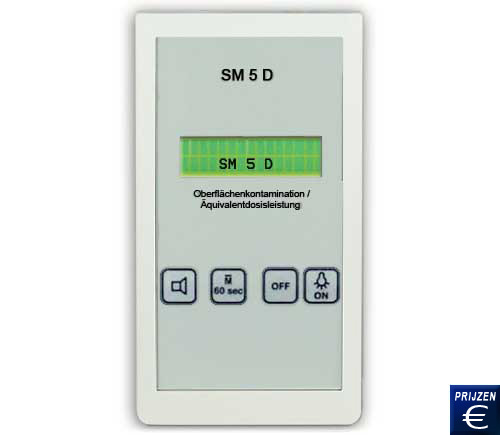 Alpha-Beta-Gamma stralingsmeter SM-5-D