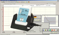 Basisstation voor de Datalogger voor lage temperaturen met waterbestendige behuizing PCE-LTL 1 