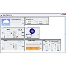 DCF-Radio-Weerstation met 4-daagse-voorspelling 4CastPC printscreen