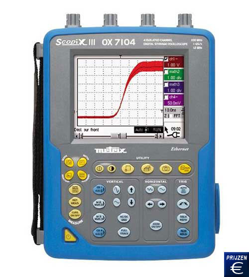 Digitale Handheld Oscilloscoop Scopix OX7104