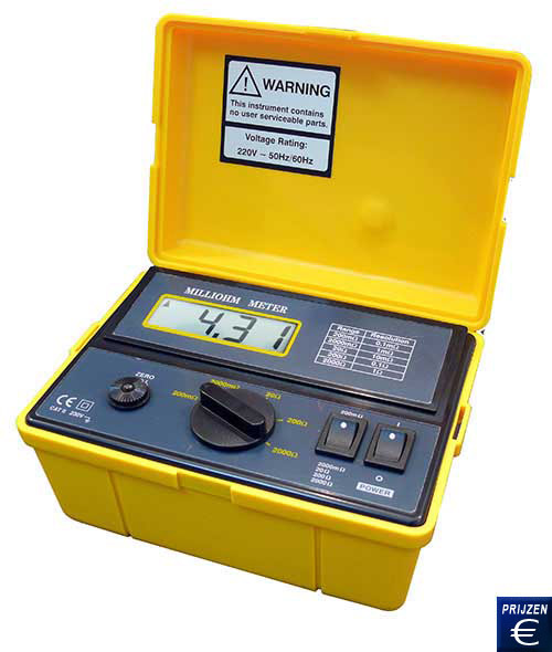 Digitale Milliohmmeter PCE-MO 2001