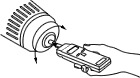 Contactmeting van de Digitale rotatiemeter PCE-155