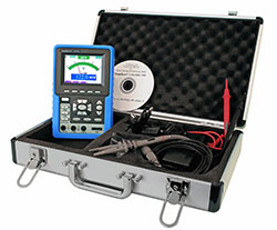 Koffer met de Draagbare oscilloscoop PKT-1220
