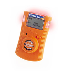 Gasmeter Crowcon Clip geeft alarm