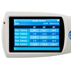 Achtergrondverlicht display van de glansgraad meter PCE-PGM 100