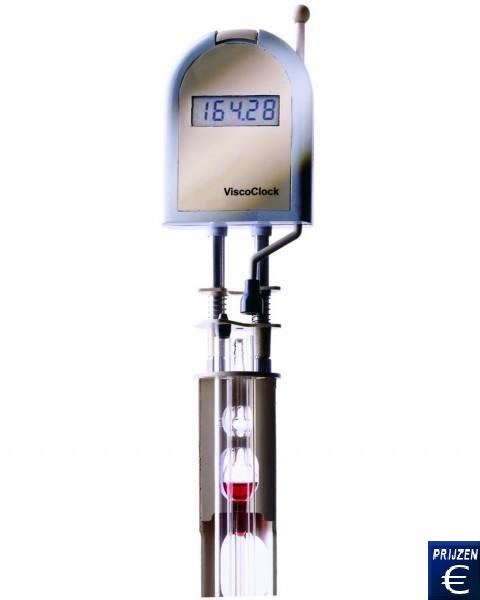 Glas  capillaire viscositeitmeter ViscoClock