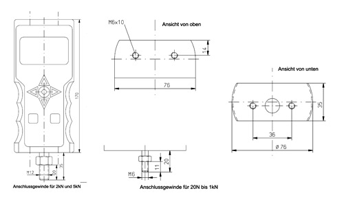 Handkrachtmeter PCE-MMT I