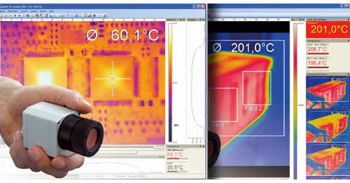 Hoge resolutie Infraroodcamera PCE PI 400 / PI 450