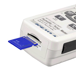 Hygrometer PCE-313A met SD-geheugenkaart 
