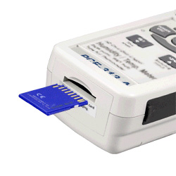 Geheugenkaart voor Hygrometer met SD-geheugenkaart PCE-313A