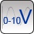 Analoge uitgang 0-10V