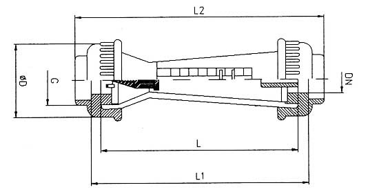 De VS1 uit de serie Kunststof rotatiemeters PCE-VS 