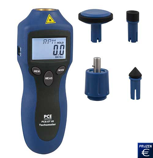 Laser tachometer PCE-DT 65
