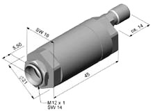 Optionele ontluchtingscapsule voor de Laser temperatuurmeter met LCD-scherm PCE-IR10
