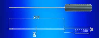 Temperatuur- en vochtigheidsensor met 4 mm diameter