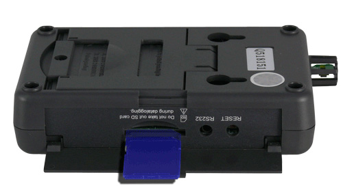 De Multifunctionele drukmeter met datalogger PCE-THB 40 heeft een verwisselbare geheugenkaart