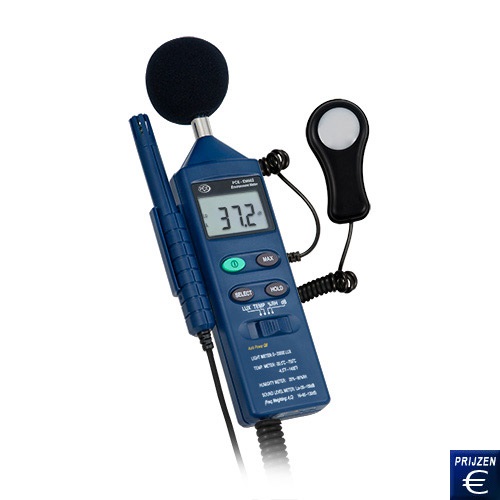 Multifunctionele klimaatmeter PCE-EM882