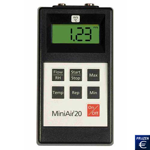Multifunctie anemometer MiniAir 20 / MiniWater 20 