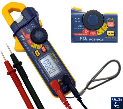 Multimeter tang PCE-DC2