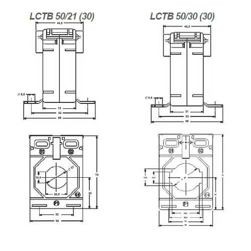 Omvormer voor montage PCE-LCTB50