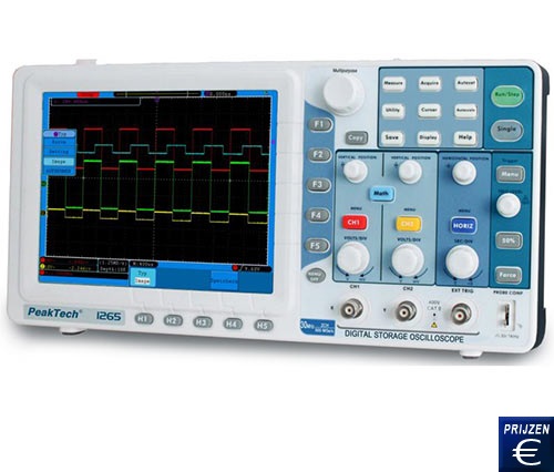 Geheugen oscilloscoop PeakTech PKT-1265