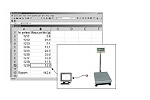 Optioneel softwarepakket van de Pakketweegschaal van de serie PCE-TS 