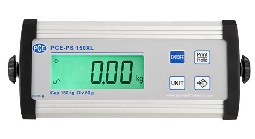Het heldere display scherm van de Grote platformweegschaal serie PCE-PS XL