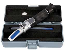 Leveringsomvang van de Refractometer voor alcoholgehalte PCE-ALK