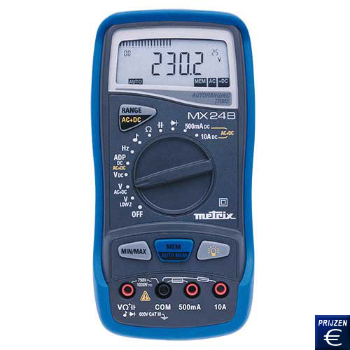 De schokbestendige multimeter Metrix MX24B