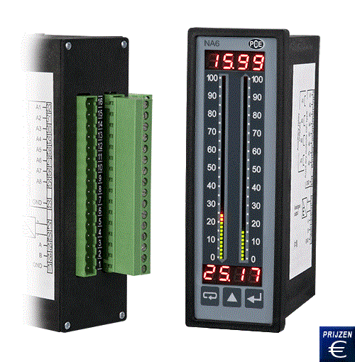 Staafdiagram-display PCE-NA 6