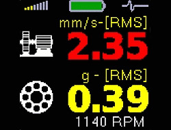 Strobe PCE-VT 250 display