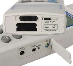 Kan continu gegevens transfereren via de USB-poort van de hittedraad-anemometer