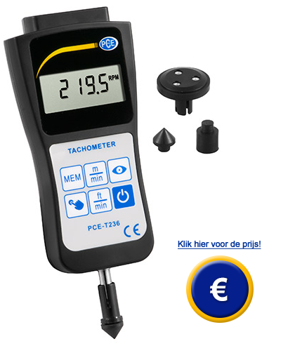 Toerentalmeters PCE-T236 en PCE-T237