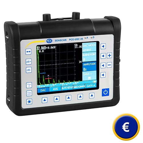 Ultrasonisch testapparaat PCE-USC 20