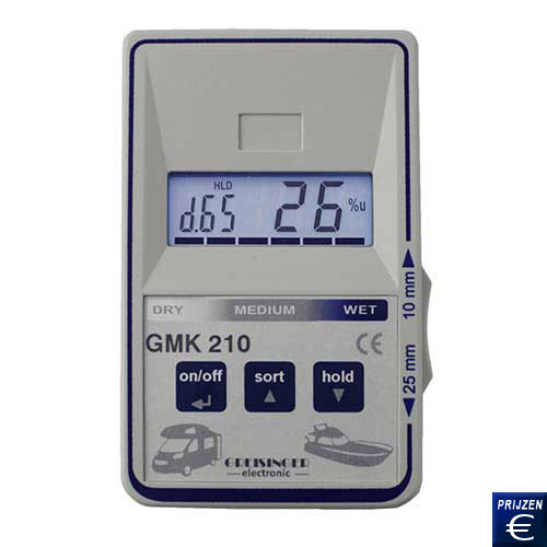 Vochtigheidsmeter voor caravans GMK-210