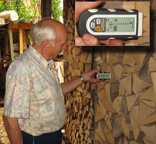 vochtmeter dampmaster toepassing hout