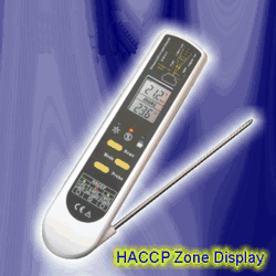 Een voorbeeld van het gebruik van de contactloze thermometer PCE-IR 100