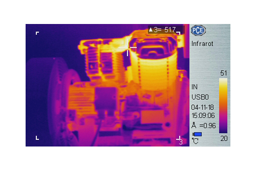 Warmtebeeldcamera PCE-TC 9 toepassing 3